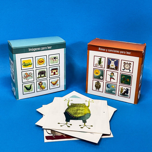 Kit Imágenes para leer - 2 cajas de tarjetas