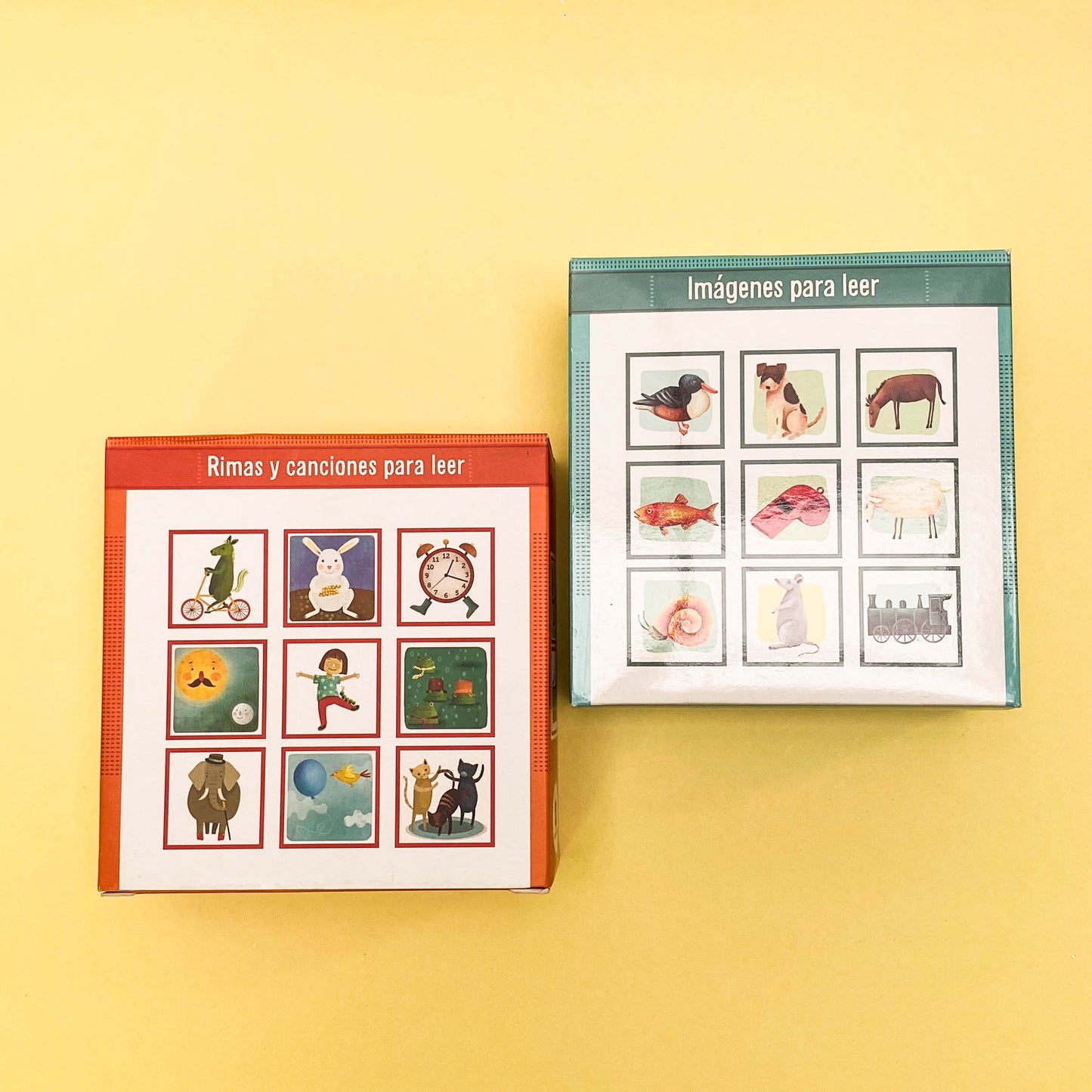 Kit Imágenes para leer - 2 cajas de tarjetas